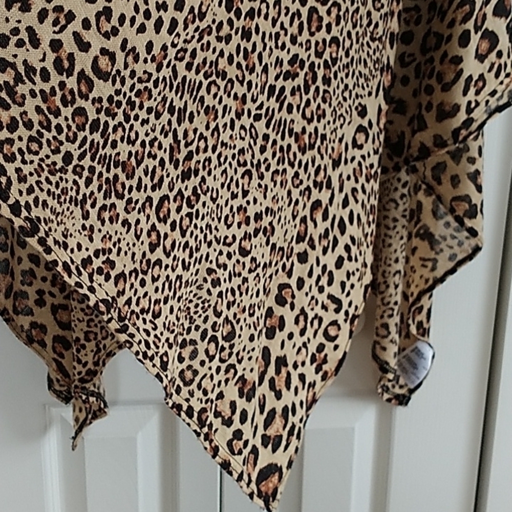 INC International Concept Animal Print Kaftan Beach Cover up OS - Picture 4 of 10